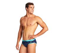 arena mens M FUNDAMENTALS BORDERS BRIEF Swim briefs, NAVY-MARTINICA, 6