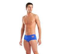 Arena Mens One Big Logo Low-Waist Swim Short Pool Practice Athletic Swimsuit Bottom Pro Swimmer