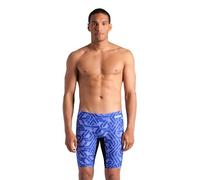 Arena Men's Performance Escape Swim Jammer Athletic Swimwear Professional Swimsuit Trunks, Black/Team Royal, 32