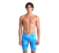 ARENA Men's Performance Men's Tie-dye Swim Jammer Knee-Length Swimsuit Training Bathing Suit Swim Trunks (Pack of 1)