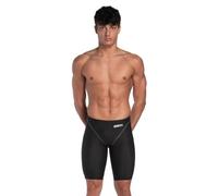 ARENA Mens Powerskin Next Fina Approved Tech Suit Recycled Fabric Swimsuit Lined One Piece With Reinforced Shoulder Straps, Black, 30 EU
