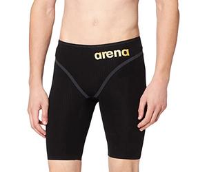 Arena Men's Pwskin Carbon Core Fx Jammer Swim Trunks, Black-Gold, 1