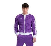 ARENA Men's Relax Iv Team Full-Zip Track Jacket, Purple/White/Purple, L