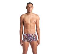 Arena Men's Reversible Drag Suit Swim Short Square Leg Swimsuit Pool Training Aid Trunks, Black/Black Multi, 36