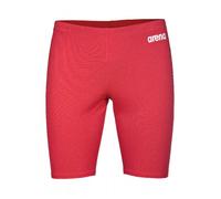 Arena Mens Solid Jammer Swim Shorts 32" Red