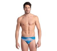 Arena Mens Swim Allover Brief, Blue Lake Multi, 38 EU