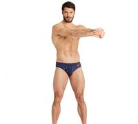 ARENA Men's Swim Briefs for Competitive Swimming and Training Practice Drew Kibler Collection,Geometric Lions