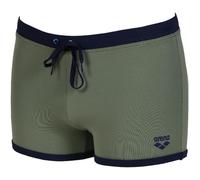 Arena Mens Swim Shorts Fundamentals Borders in Army Navy - Size X-Small