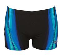ARENA Men's Swim Shorts M Iridiscent Bermuda Shorts Black/Turquoise D4, UK 32