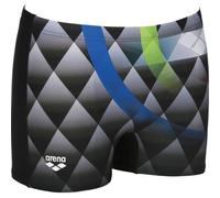 Arena Men's Swim Trunks/Swim Shorts Bouncy Short, Black/Grey, D9 UK/USA 42