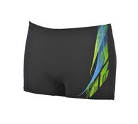 Arena Men's Swim Trunks Swim Shorts Mask Short, Black/Green, D3 UK/US 30