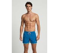 Arena Men's Team Stripe Beach Short Blue Cosmo-water-white size S | Swimming Trunks Outlet | Men | Blue S