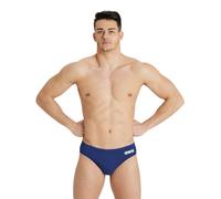 Arena Mens Team Swim Solid Swimming Brief - Navy/White