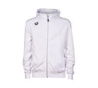 ARENA Men's Team Unisex Hooded Jacket Panel Sweatshirt, White, M