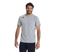 ARENA Men's Team Unisex Panel T-Shirt, Medium Grey Heather, L