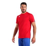 ARENA Men's Team Unisex Panel T-Shirt, red, L