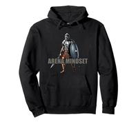 Arena Mindset Spartan Warrior Design Pullover Hoodie