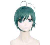 Arena Of Valor: 5v5 Arena Game Short Cosplay Wig Green Synthetic Hair Halloween Costume Party Play Wigs High Temperature Fiber