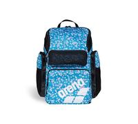 Arena One Go Backpack for Swimmers, Athletes, Sports, Gym, Multisport, Daypack, Large Size, Training Equipment, Swim Bag for Men and Women, 45 Liters, Arena Flowers