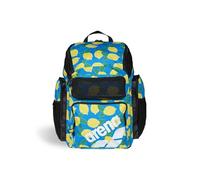 Arena One Go Backpack Swimmers Athletes Sports Gym Rucksack Multisport Daypack Large Size Training Gear Equipment Swim Bag for Men and Women, 45 Liters, Arena Lemons