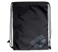 Arena One Go Pool Gear Sack Swim Bag Dual Drawstring Satchel for Swim Accessories Quick Dry Equipment Tote for Swim Team Practice, Black, 10 Liters