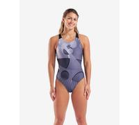 Arena Performance Depth V Back swimsuit lilac grey black women - 38