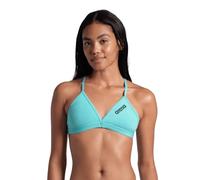 arena Performance Team Solid Women's Swimming Bikini Top, Quick-drying Swimsuit in arena MaxFit ECO-FABRIC with Maximum Chlorine and Salt Resistance, UPF 50+ UV protection