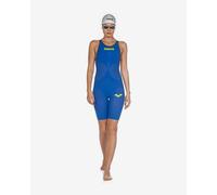 Arena Powerskin Carbon Air Open Back Swimsuit Blue Women - 32