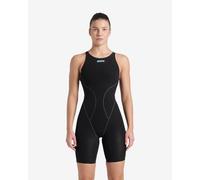 Arena Women's Powerskin Impulso Open Back - Black/Teal in Black | Size: 22 Arena Black 22