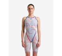 Arena Powerskin Primo Fireflow OB Swimsuit, Blue Red White, Women - 36
