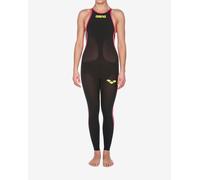 Arena Powerskin R-Evo Competition Shoe + Full Body Long Leg Open Back black yellow woman - 40
