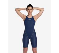 ARENA Powerskin ST Next One Piece Women's Swimsuit, FINA Approved Tech Suit, Women's Recycled Fabric Swimsuit, Women's Lined One Piece Swimsuit with Reinforced Shoulder Straps Blue