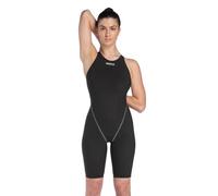 ARENA Powerskin ST Next One Piece Women's Swimsuit, FINA Approved Tech Suit, Women's Recycled Fabric Swimsuit, Women's Lined One Piece Swimsuit with Reinforced Shoulder Straps Black