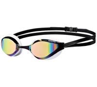 Arena Python Mirror Racing Swimming Goggles - Copper/White/Red Wine
