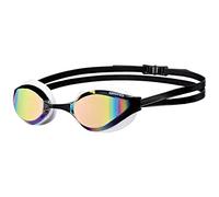 Arena Python Mirror Unisex Training Competition Swimming Goggles (Mirrored, UV Protection, Anti-Fog Coating), Revo-White (54) (54), One Size
