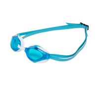 ARENA Python Racing Swim Goggles for Men and Women UV Protection Anti-Fog Dual Strap Non-Mirror Lens Blue/White Sky