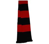 Arena Scarves Black and Red bar scarf