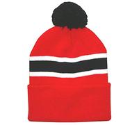 Arena Scarves Exeter City Supporters Red, White, and Black Retro Bobble Hat