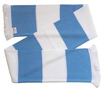 Arena Scarves Man City Supporters Sky Blue and White Retro Style Scarf