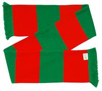 Arena Scarves Red and Green Retro Bar Scarf