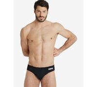 Arena Slip Team Fit Swimming Briefs Black White - 75