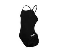 Arena One-Piece Swimsuit Solid Challenge Junior - MaxLife chlorine-resistant UPF50+ - Black/White