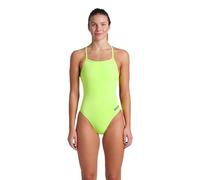 Arena Solid Challenge Team One Piece Women's Swimsuit, Quick Dry Women's Swimwear, Chlorine Resistant Eco MaxLife Fabric Sports Swimsuit, UV Protection and Lined Front Fabric