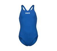 ARENA Solid Swim Pro Team Girls' One-Piece Swimsuit, Quick-Drying, Sports Swimsuit in MaxLife ECO-Fabric with Chlorine Resistance and UPF 50+ UV Protection Royal-White
