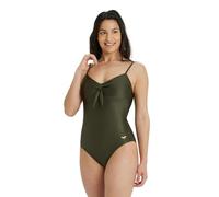 Arena Solid Swimsuit Dark Olive 34