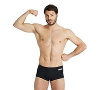 Arena Mens MEN'S TEAM SWIM LOW WAIST SHORT SOLID, Black-white, 34 EU