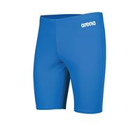 ARENA Solid Team Swimwear for Men, Quick Dry Swimsuit, Men's Jammer, MaxLife Eco Fabric with Maximum Chlorine Resistance and UPF 50+ UV Protection and Front Lining Royal-White