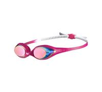 arena Spider Junior Mirror Children's Swimming Goggles, Standard Pool Goggles with Anti-Fog Mirrored Lenses, UV Protection, Self-Adjusting Nose Bridge, Hypoallergenic Silicone Seals