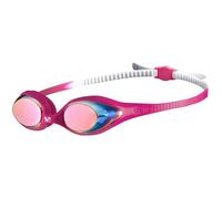 Swimming Goggles Arena Spider Junior Youth Mirror White Pink Fuchsia UK Seller