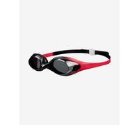 Arena Spider Junior Swimming Goggles Red Black Smoke